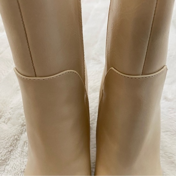 Asos Embassy Square Toe High Heeled Ankle Boots New Size 8 - Picture 13 of 16